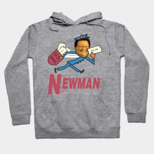 Mr Zip Postman Newman Hello  /// 90s FanArt Hoodie